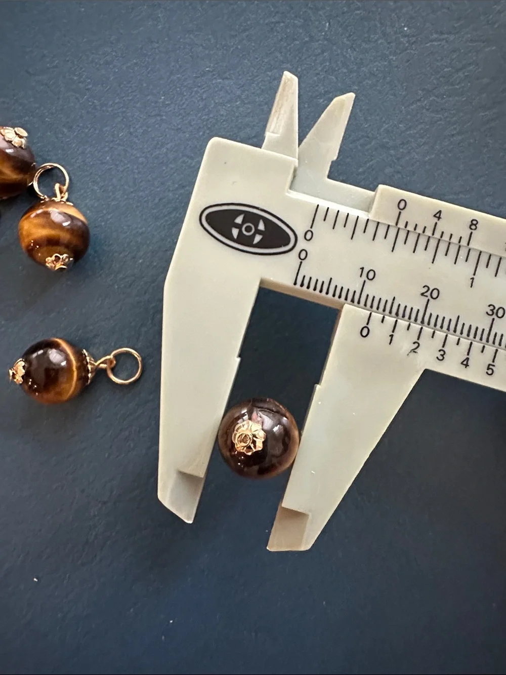 Vintage 10 Pieces of Tiger’s Eye Gemstone Earrings Bundle